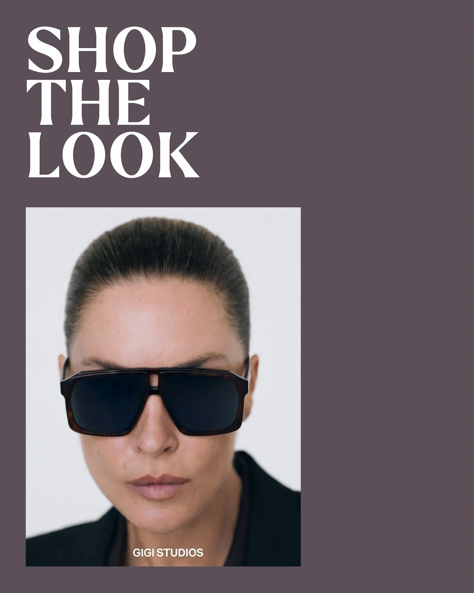 Junge Frau mit Sonnenbrille von GIGI STUDIOS